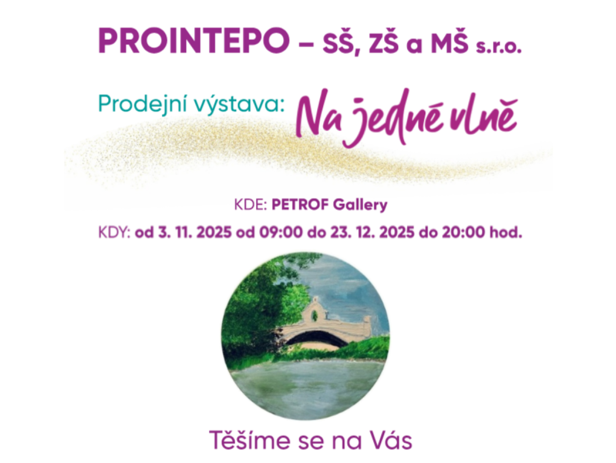 Prodejní výstava: Na jedné vlně